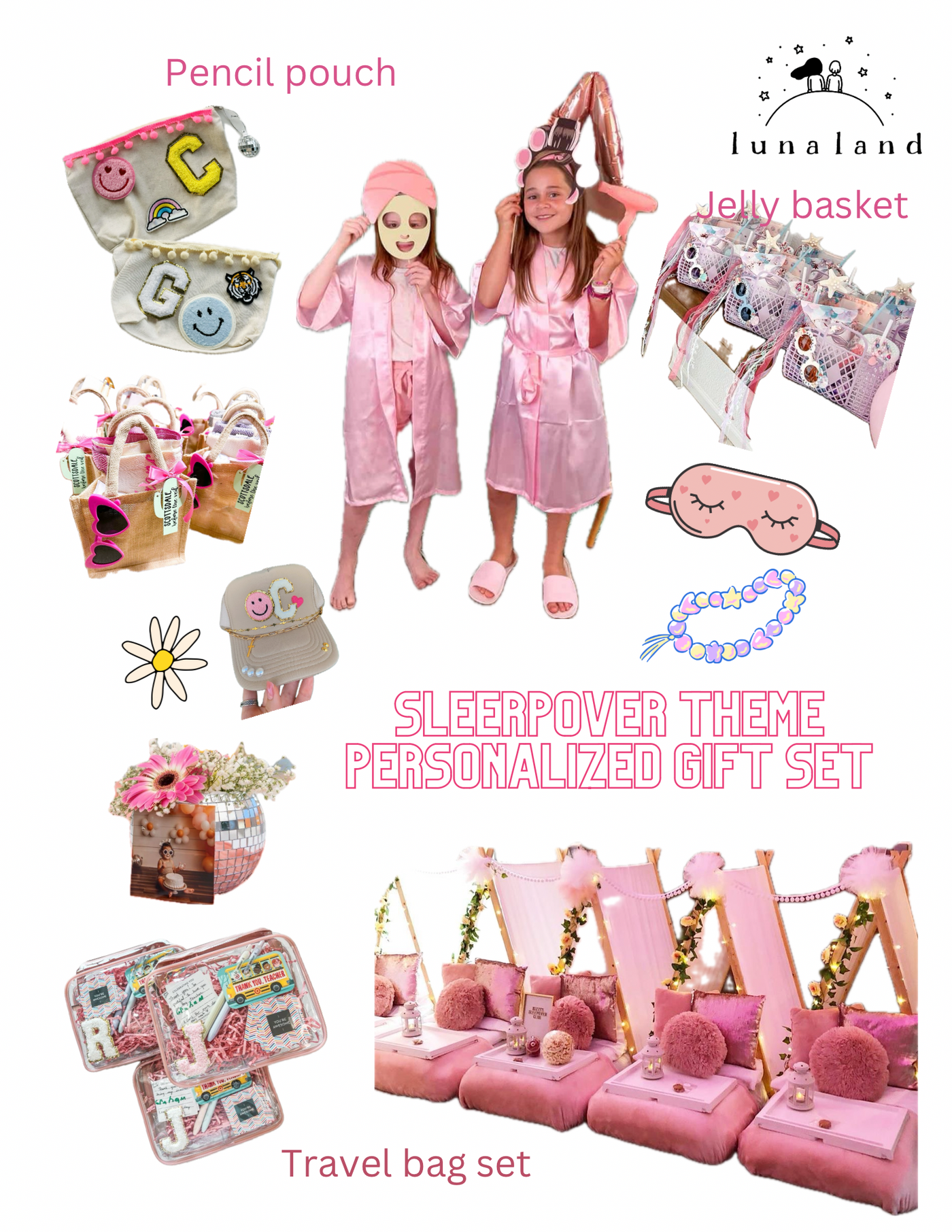 Return / Goodie gift boundle: Sleepover theme