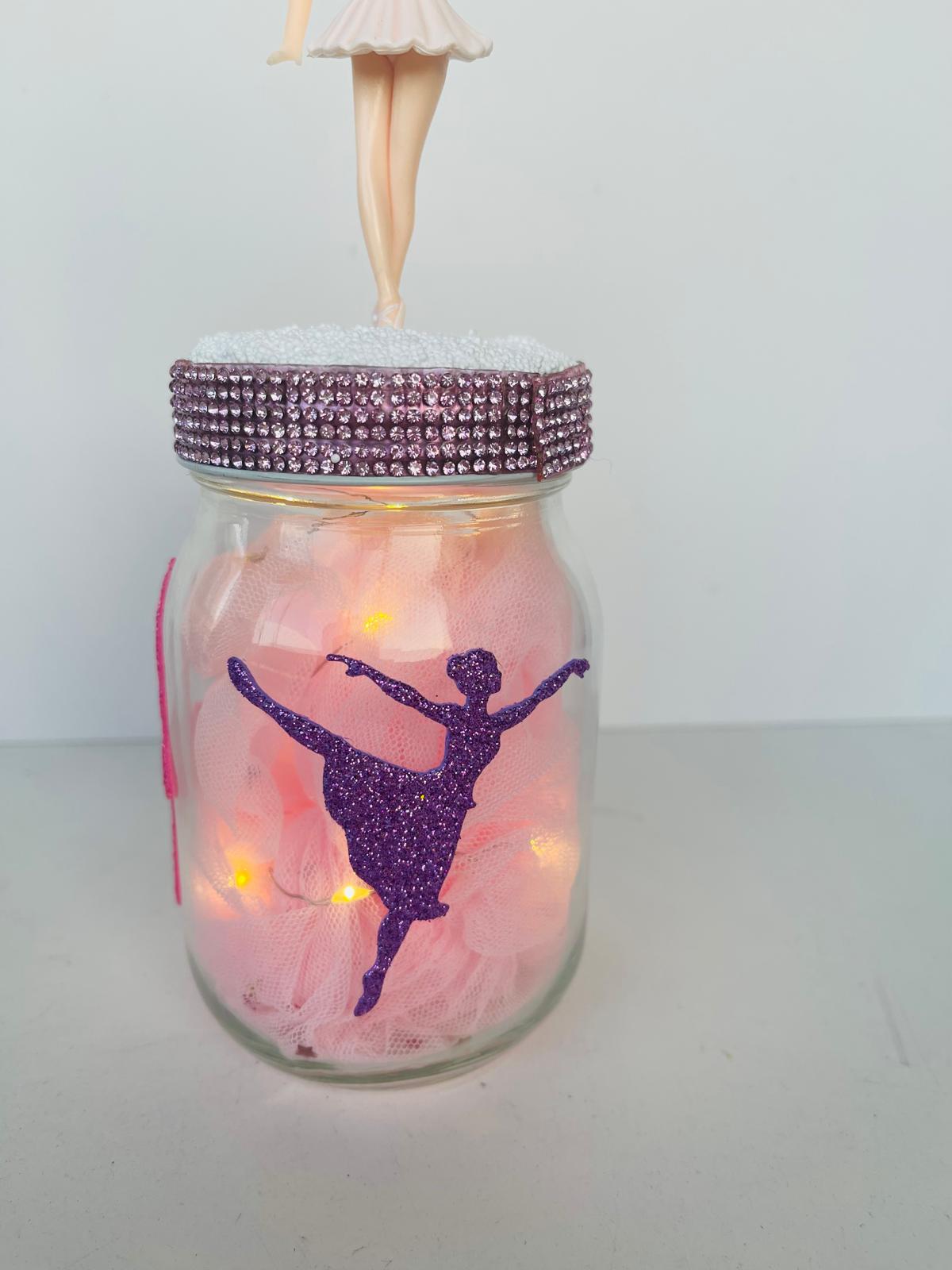 Ballerina Light Jar