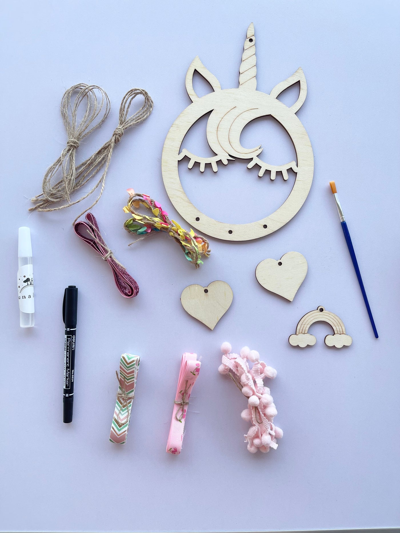 Dream catcher kit (unicorn head)