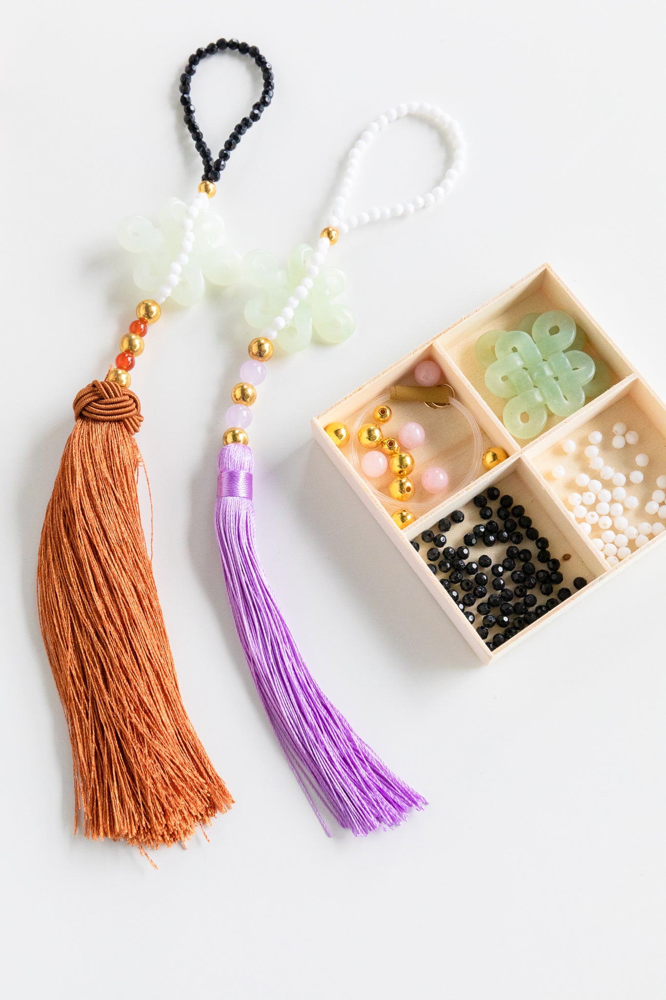 JADE STONE TASSELS DECORATION DIY KIT